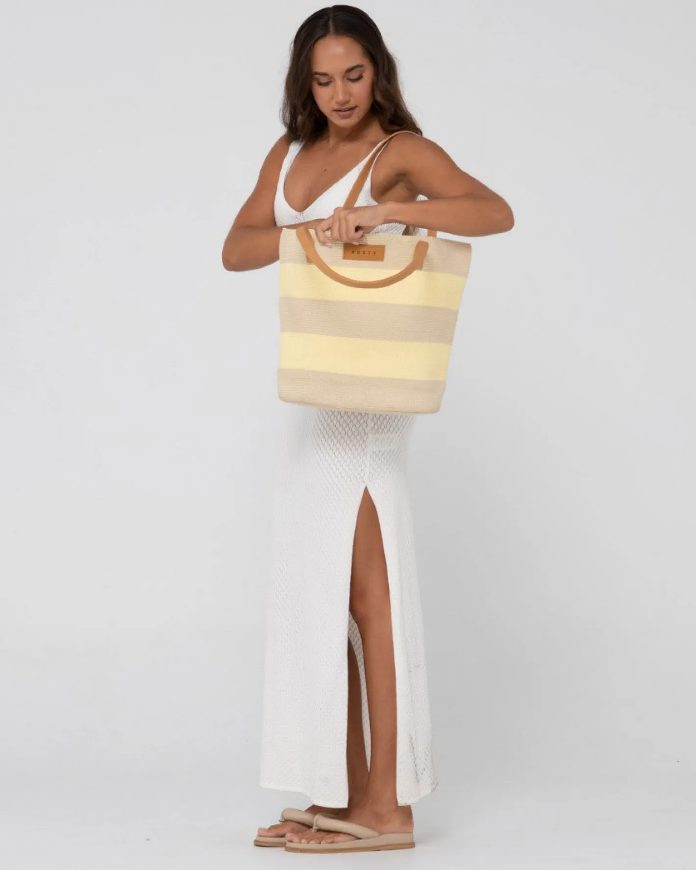 Sale Florence V Neck Knit Slip Maxi Dress Womens Maxi Dresses