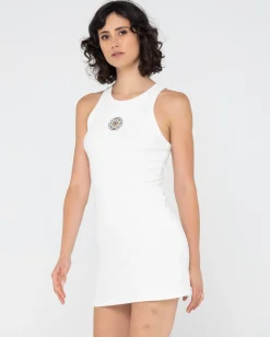 Cheap Flower Tank Dress Womens Mini Dresses