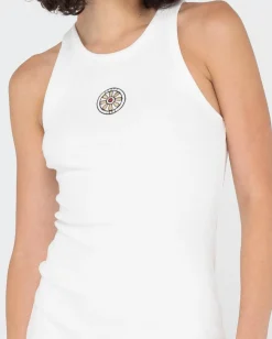 Cheap Flower Tank Dress Womens Mini Dresses