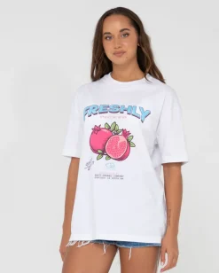 Outlet Fruitful Oversize Graphic Tee Womens Graphic Tees