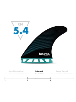 Store Futures R6 Hc Thruster - Raked Fins Surfboard Fins