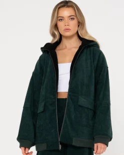Discount Gables Reversible Zip Up Cord Jacket Womens Jackets