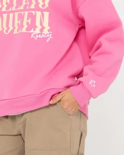 Store Gelato Queen Oversize Crew Fleece Womens Hoodies & Fleece