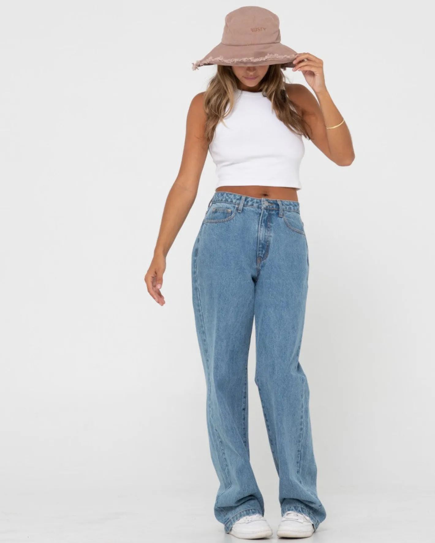 Online Gleam Organic Wide Brim Bucket Hat Womens Caps & Hats