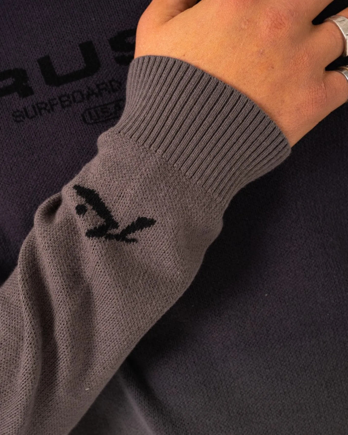 Shop Gradient Ho-Stack Crew Knit Mens Knitwear