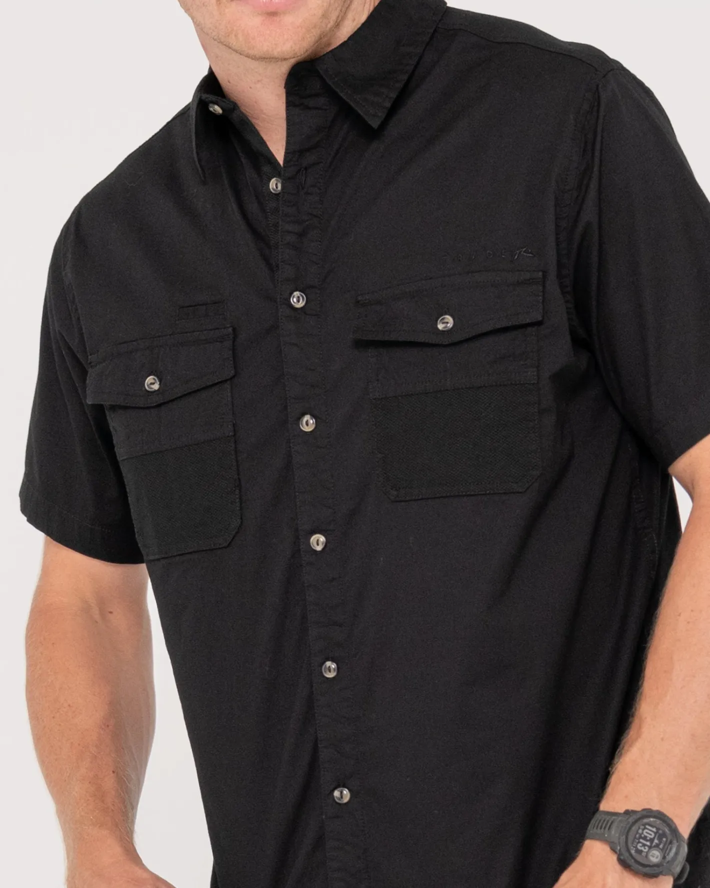 Outlet Grindstone Easy Fit Short Sleeve Shirt Shirts