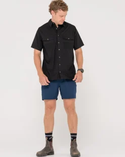Outlet Grindstone Easy Fit Short Sleeve Shirt Shirts