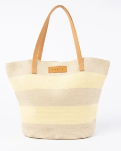 Cheap Hailey Striped Straw Beach Bag Womens Bags & Handbags