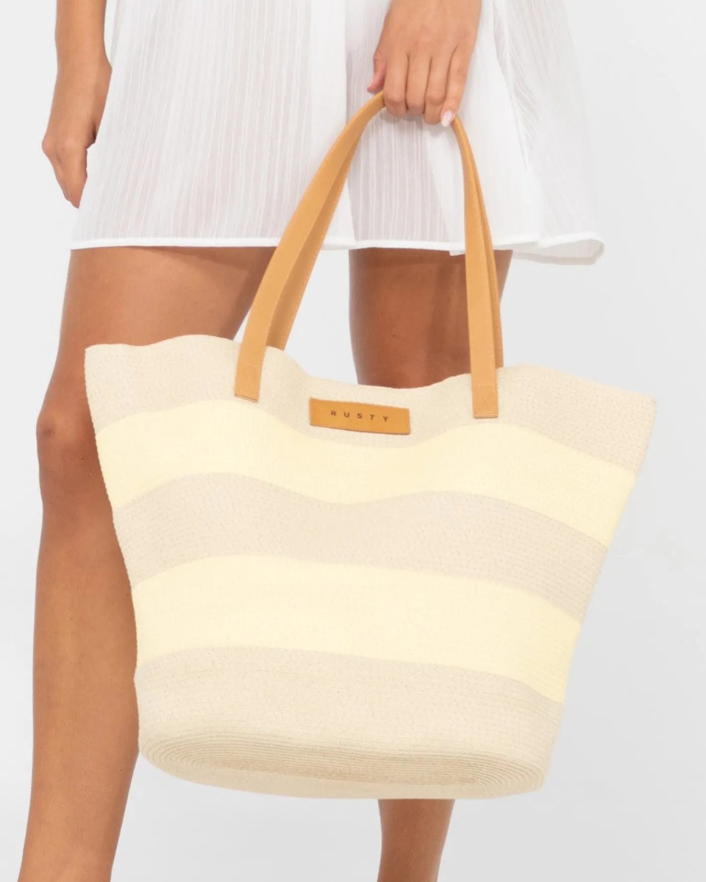 Cheap Hailey Striped Straw Beach Bag Womens Bags & Handbags