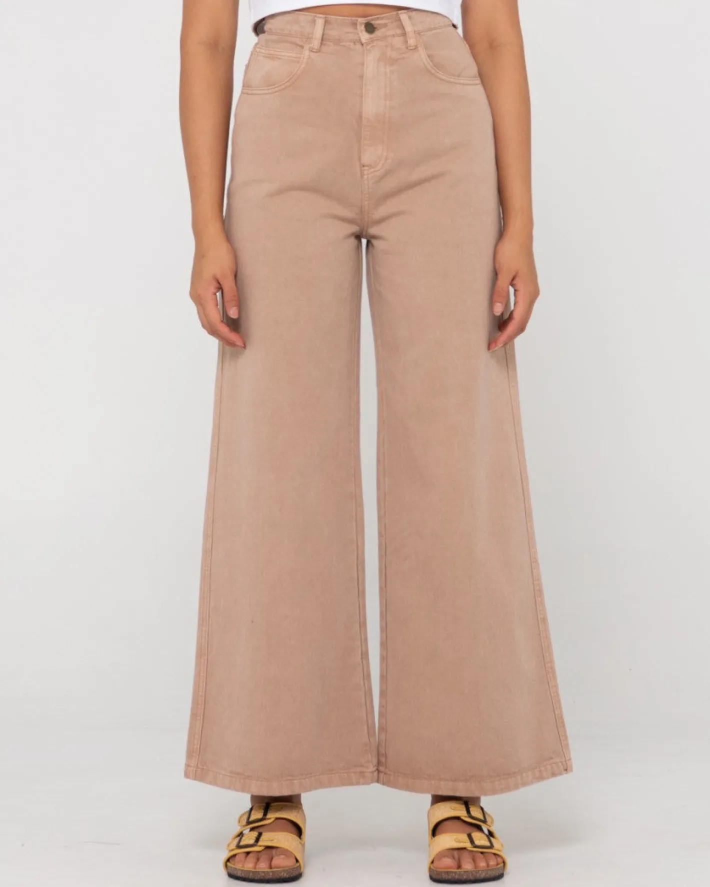 Clearance Hansen High Waisted Wide Leg Pant Womens Pants