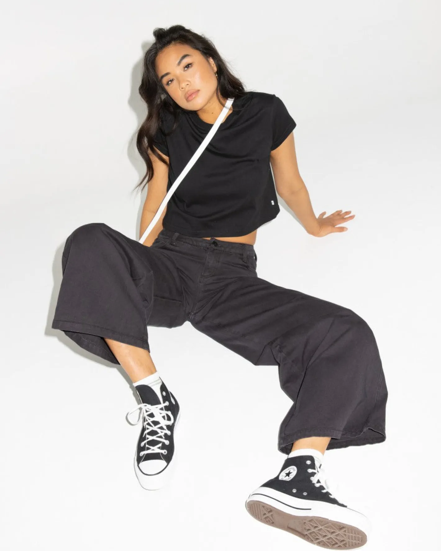 Cheap Hansen Low Rise Wide Leg Pant Womens Pants