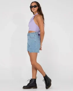 Flash Sale Harlet Twisted Halter Crop Top Womens Fashion Tops
