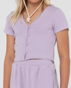 Flash Sale Harlo Button Down Top Girls Kids Tops