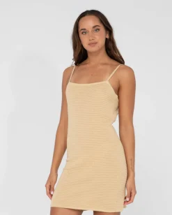Flash Sale Harri Ribbed Knit Mini Slip Dress Womens Mini Dresses