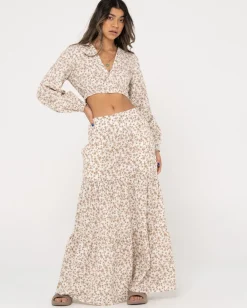 Best Harvey Long Sleeve Crop Womens Fashion Tops