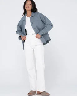Cheap Haze Long Sleeve Overshirt Womens Shirts