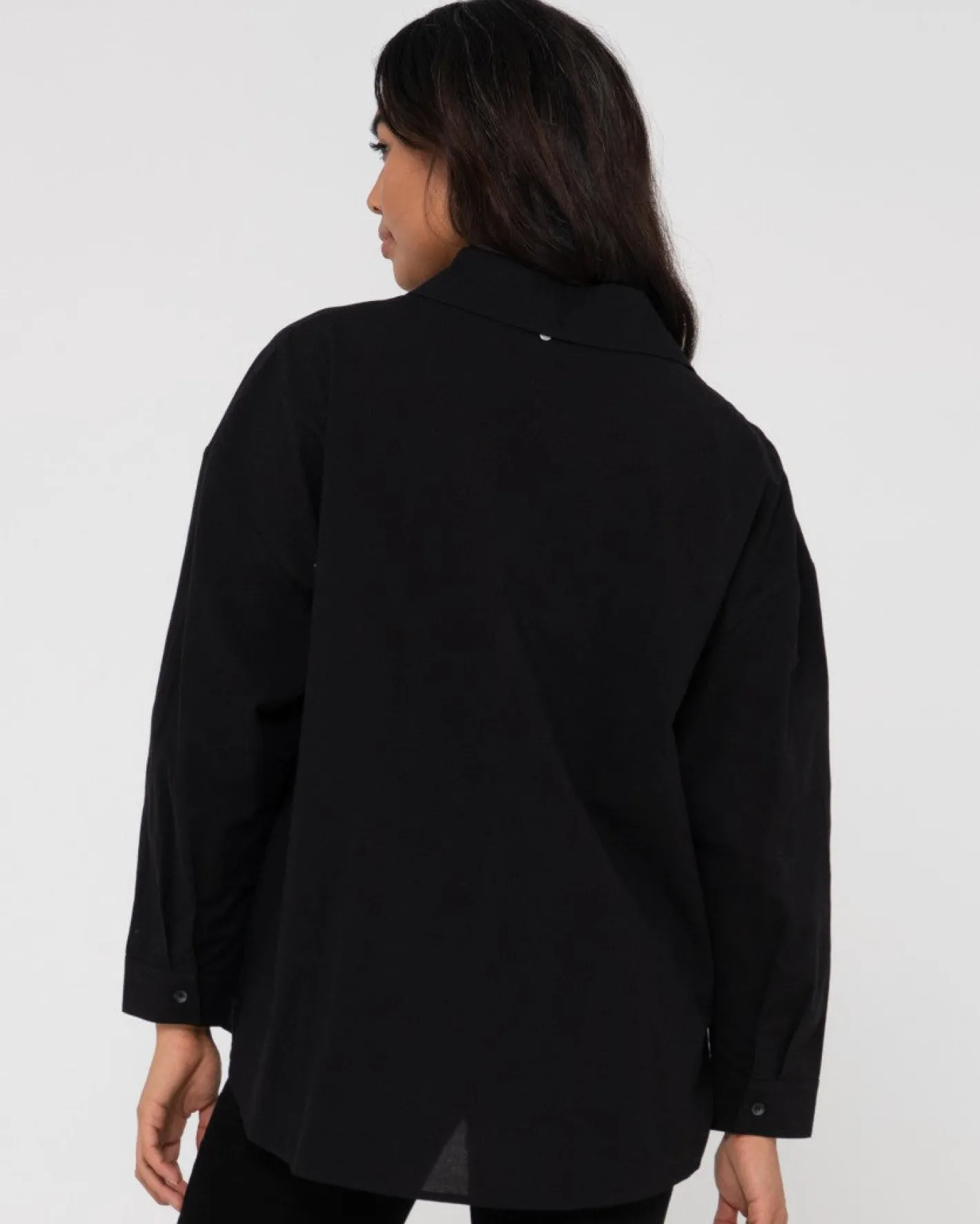 Sale Heather Oversized Shirt Womens Fashion Tops