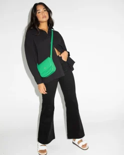 Best Sale Heather Oversized Shirt Womens Shirts
