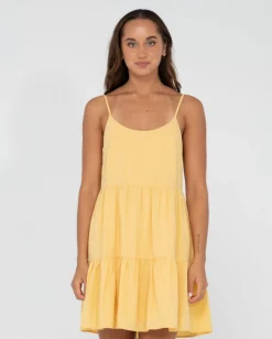 Online Heather Tiered Slip Dress Womens Mini Dresses