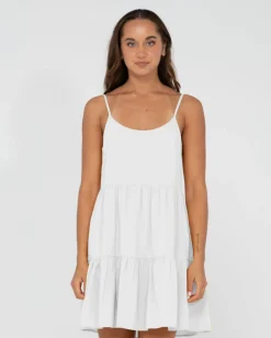 Best Heather Tiered Slip Dress Womens Mini Dresses