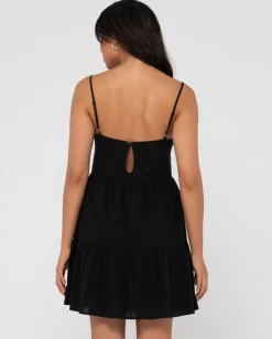 Discount Heather Tiered Slip Dress Womens Mini Dresses