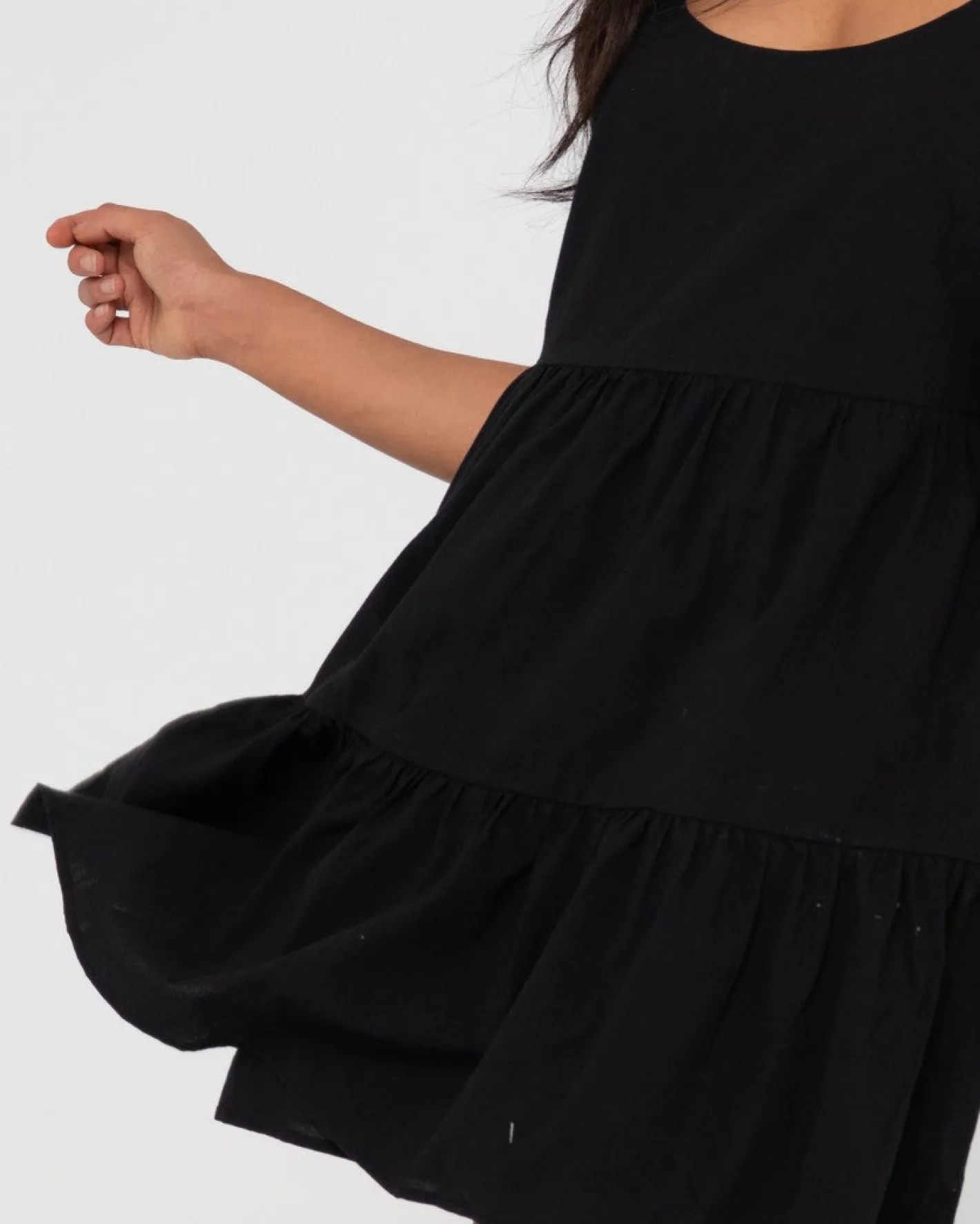 Discount Heather Tiered Slip Dress Womens Mini Dresses