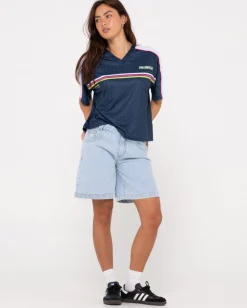 Outlet High Volume Low Rise Baggy Jort Womens Shorts