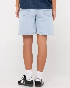 Store High Volume Low Rise Baggy Jort Womens Denim