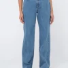 Hot High Waisted Baggy Jean Womens Denim
