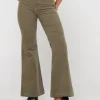 Best High Waisted Flare Cord Pant Womens Pants