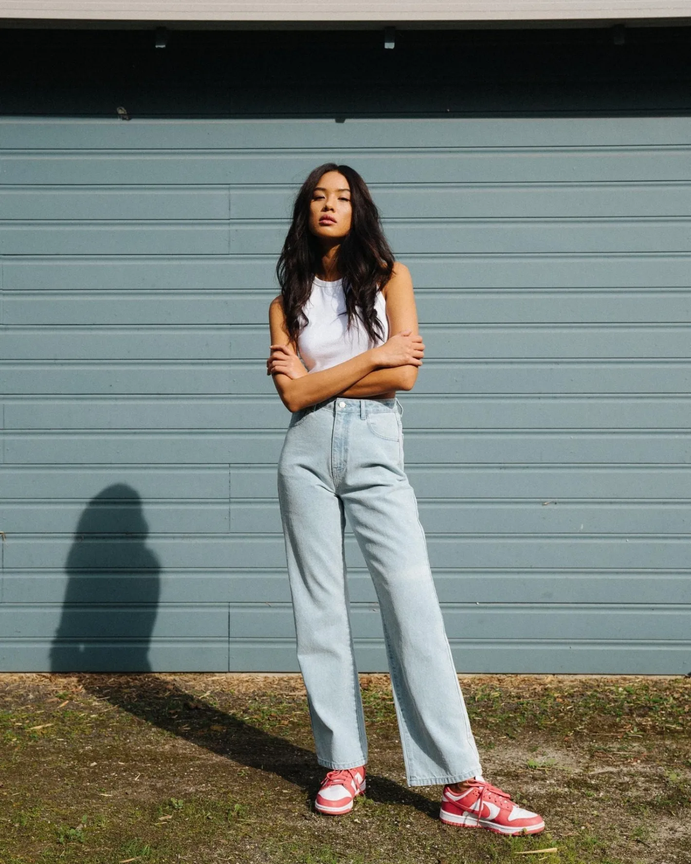 Online High Waisted Straight Jean Womens Pants