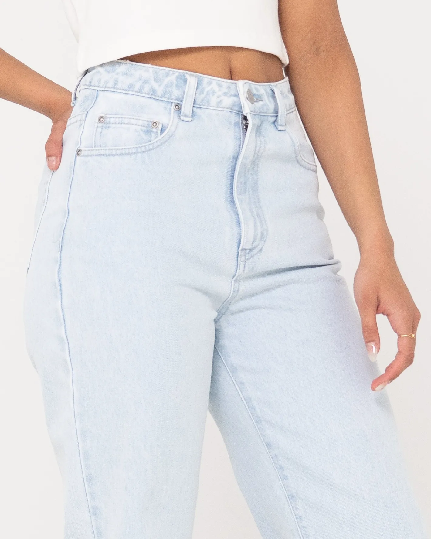 Online High Waisted Straight Jean Womens Pants