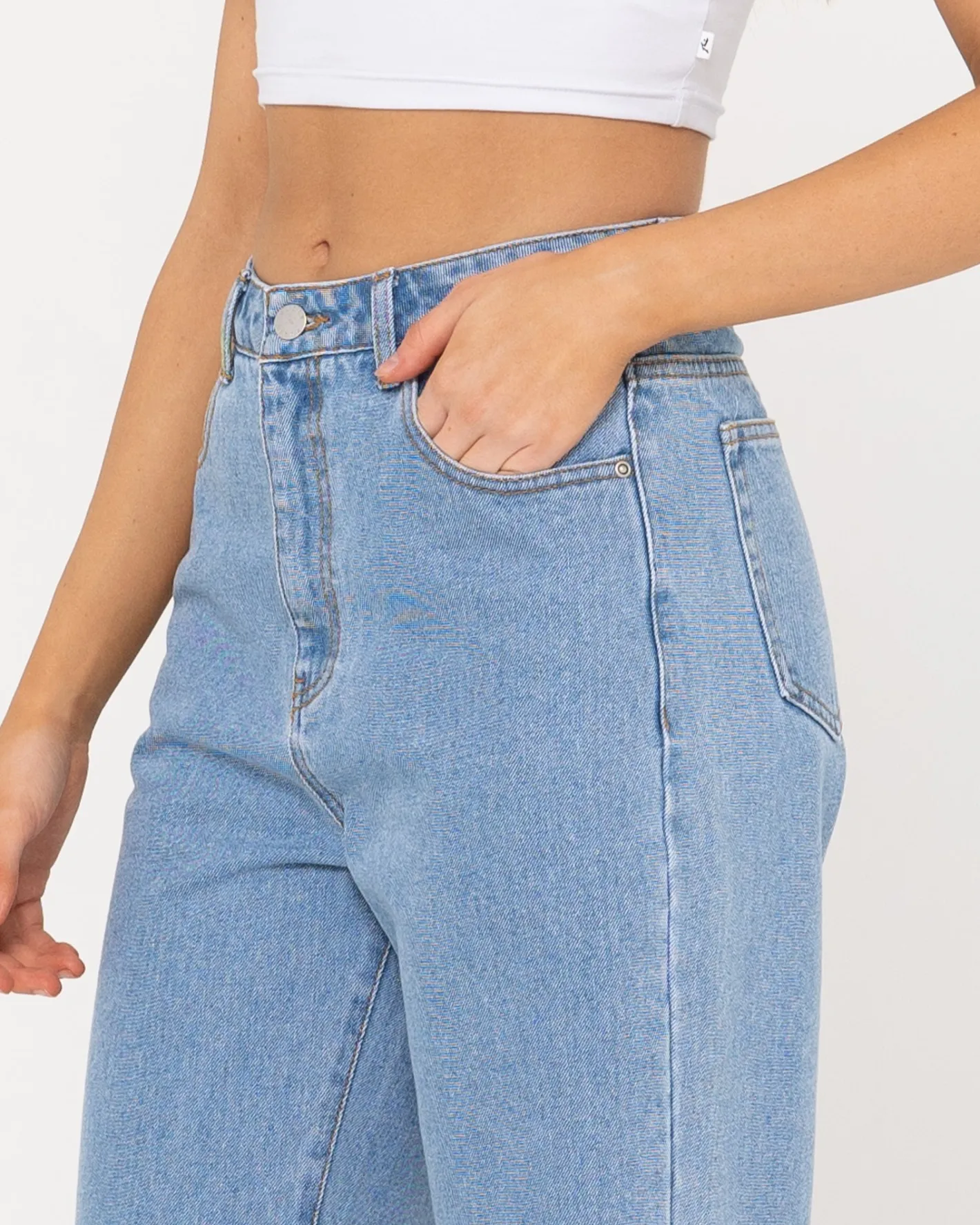 Cheap High Waisted Straight Jean Womens Denim
