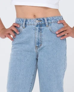 Outlet High Wide Straight Leg Jean Girls Kids Bottoms