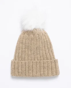 Hot Homeslice Pom Pom Beanie Womens Beanies & Knits