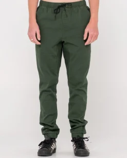 Store Hook Out Slim Fit Elastic Pant Mens Pants
