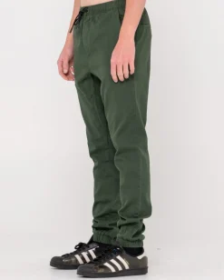 Store Hook Out Slim Fit Elastic Pant Mens Pants