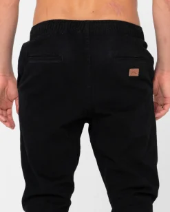 Fashion Hook Out Slim Fit Elastic Pant Mens Pants