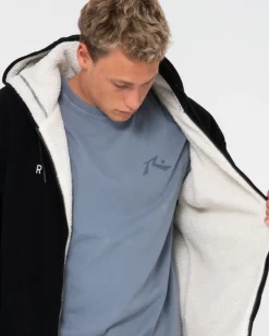 Best Sale In Line Sherpa Zip Up Polar Fleece Mens Hoodies & Fleece