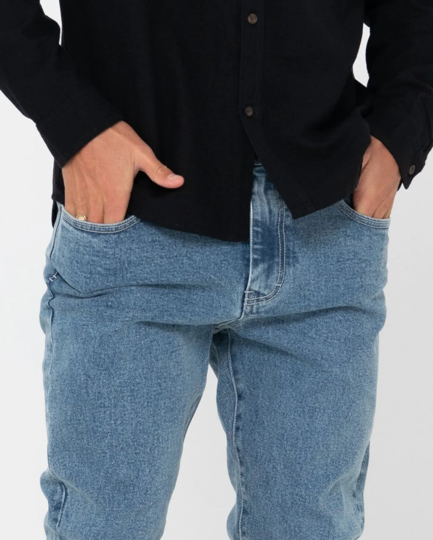 Online Indi Slim Fit 5 Pocket Jean Mens Pants