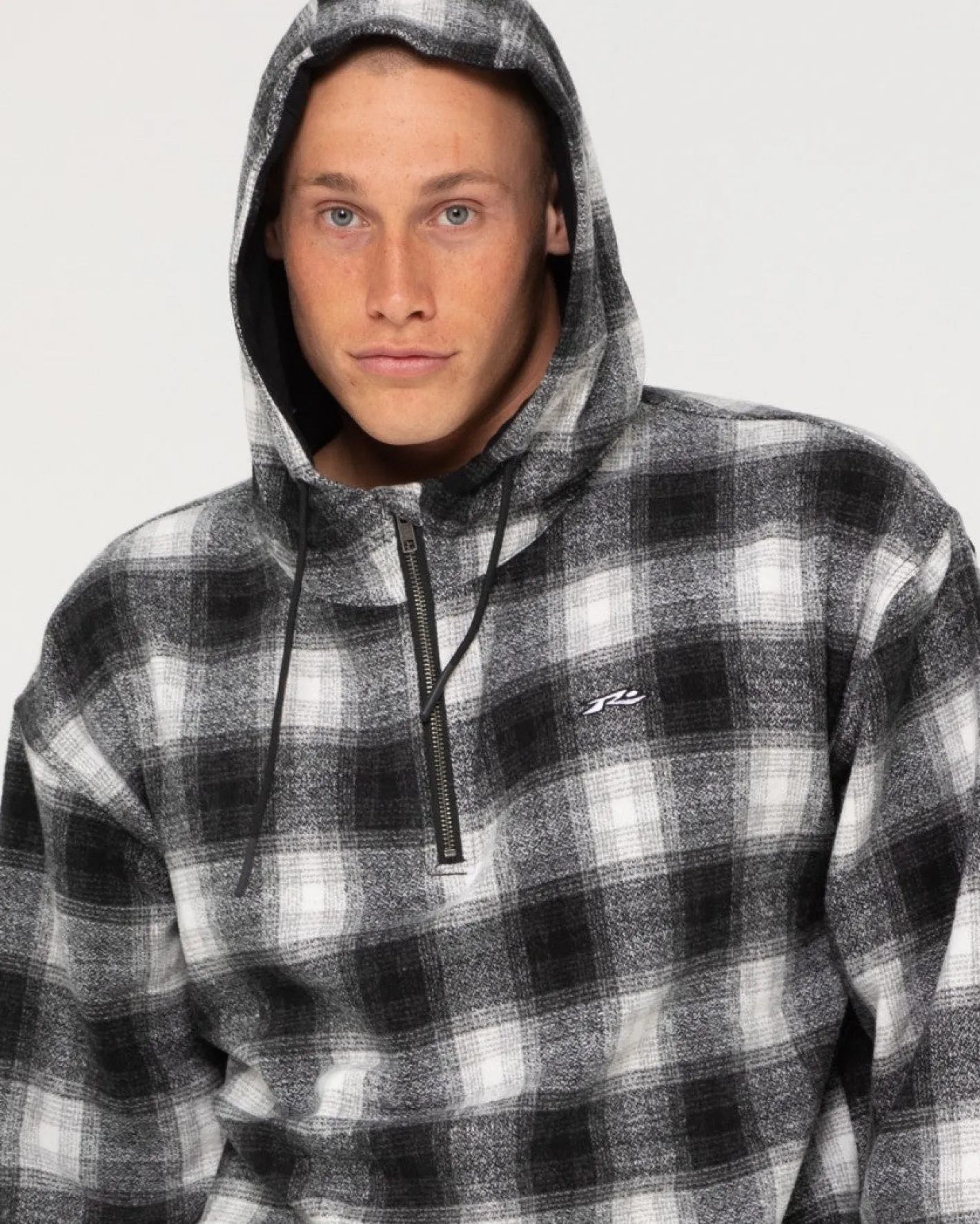 Outlet Indicate Quarter Zip Hood Mens Hoodies & Fleece