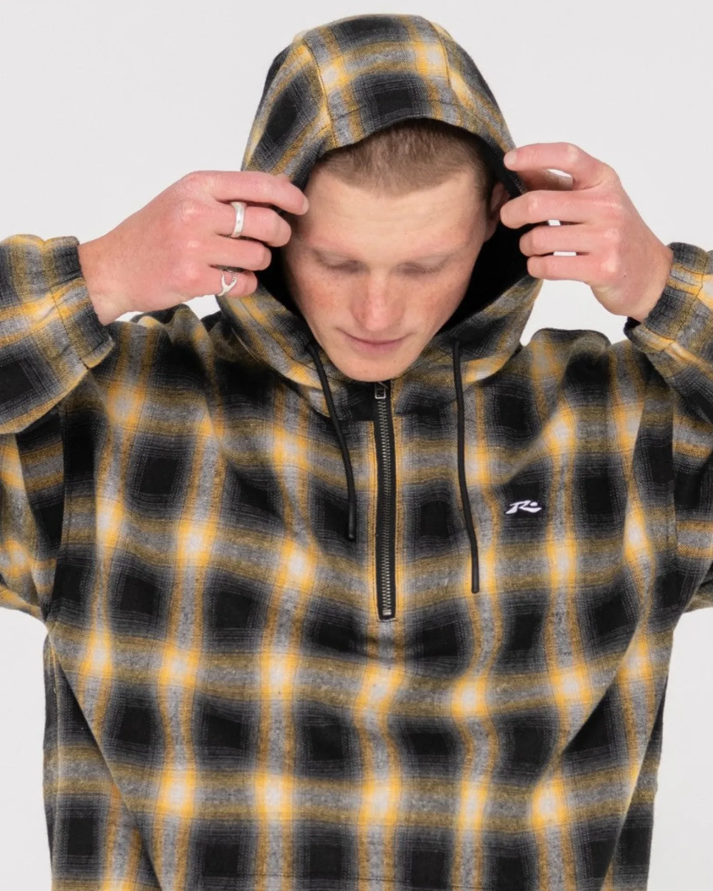 Flash Sale Indicate Quarter Zip Hood Mens Hoodies & Fleece