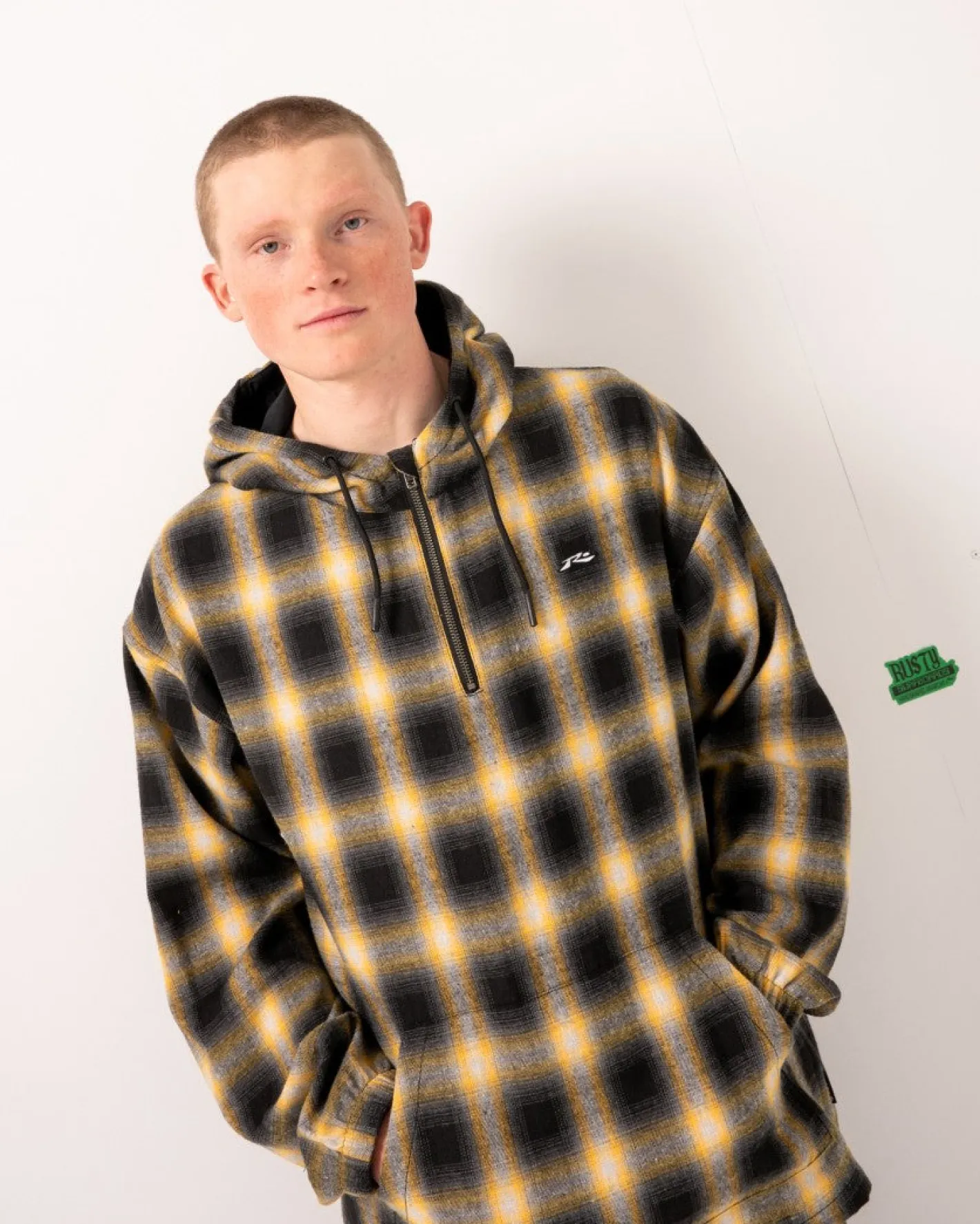 Flash Sale Indicate Quarter Zip Hood Mens Hoodies & Fleece