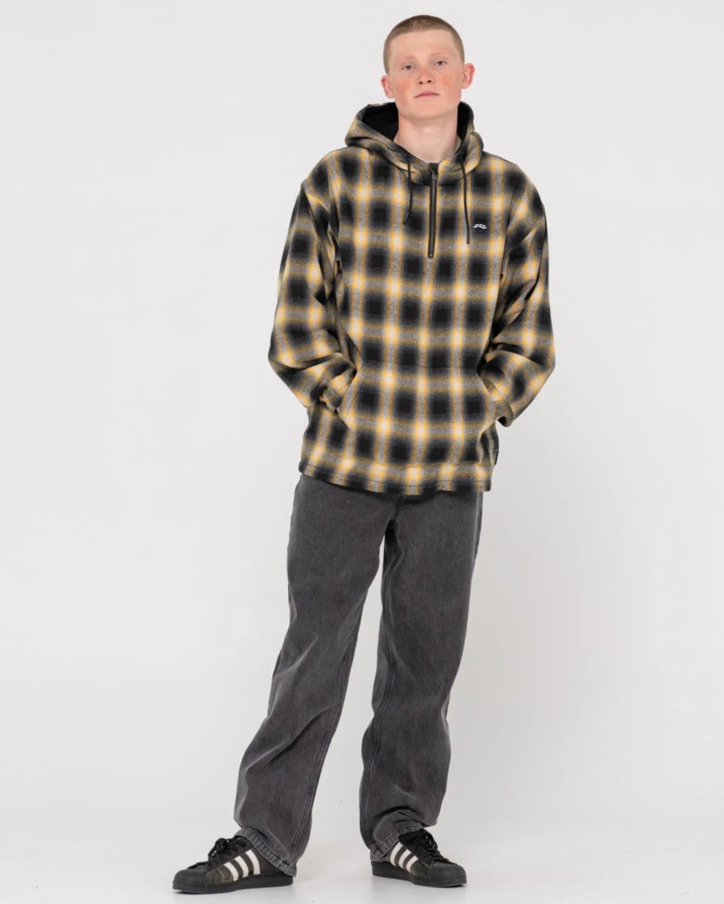 Flash Sale Indicate Quarter Zip Hood Mens Hoodies & Fleece