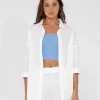 Shop Isabelle Oversize Long Sleeve Shirt Womens Fashion Tops