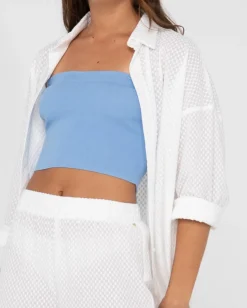 Shop Isabelle Oversize Long Sleeve Shirt Womens Overswim