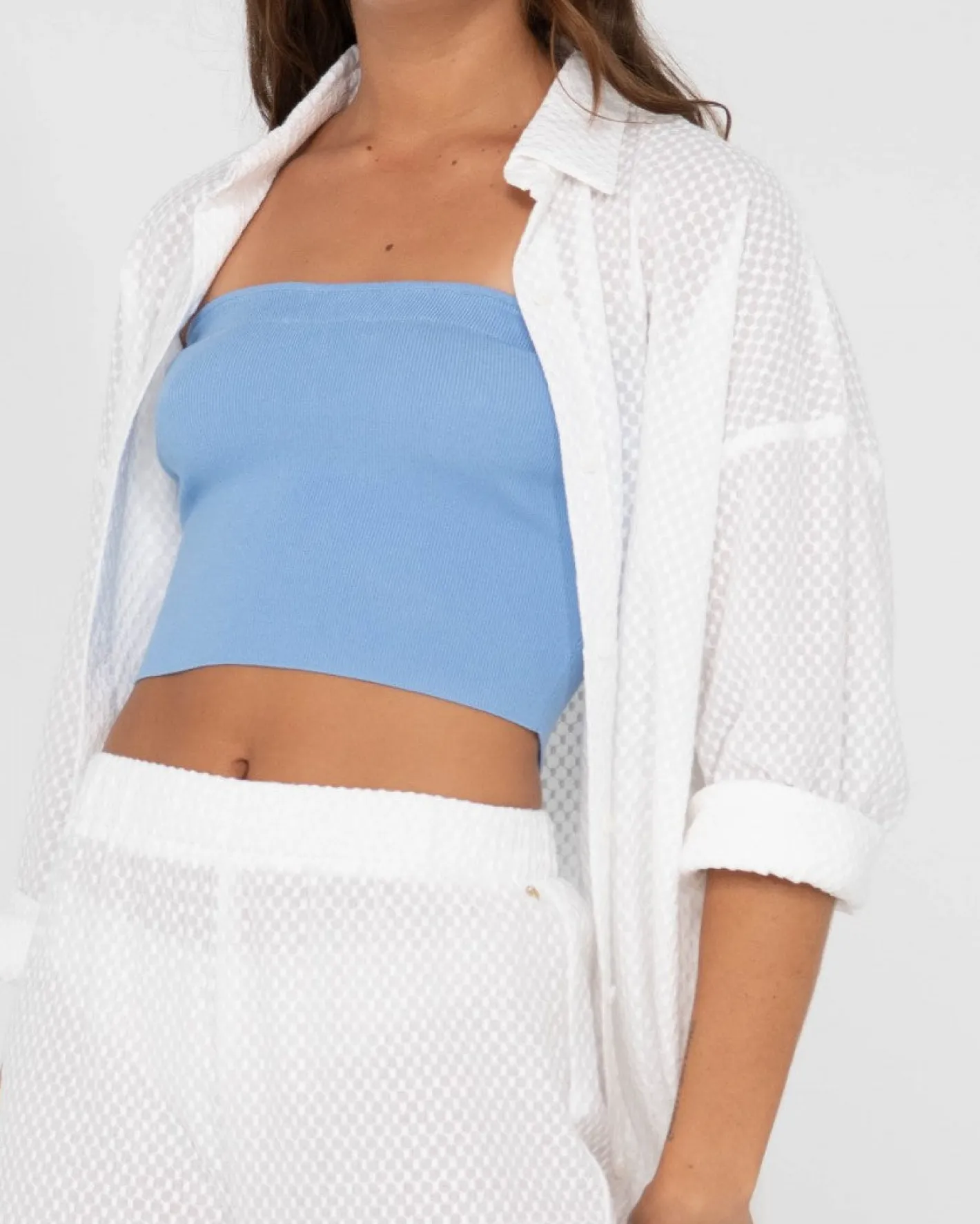 Shop Isabelle Oversize Long Sleeve Shirt Womens Fashion Tops