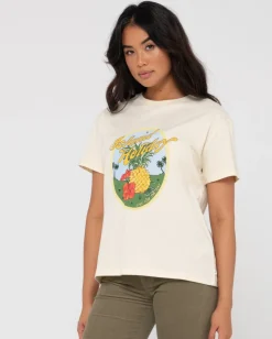 New Island Holiday Relaxed Graphic Tee Womens Tees & Tanks