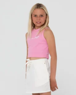 Store Island Life Graphic Racer Tank Girls Kids Tops