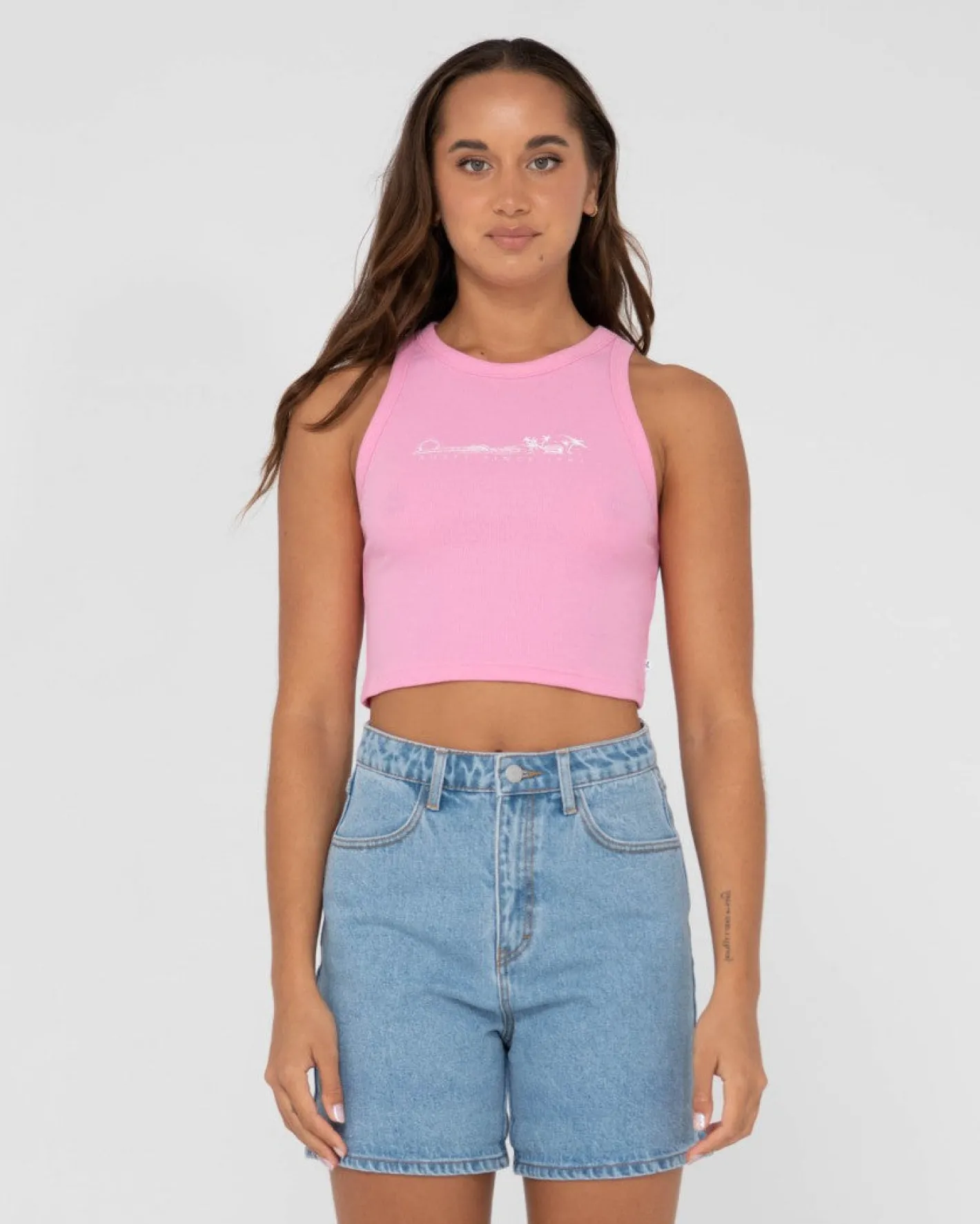 Sale Island Life Racer Tank Top Womens Tees & Tanks